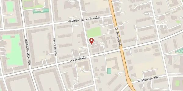 Karte der Umgebung von Kanzlerstraße 32 - 34, 09112 Chemnitz