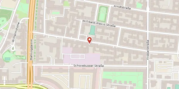 Karte der Umgebung von Fidicinstraße 9, 10965 Berlin