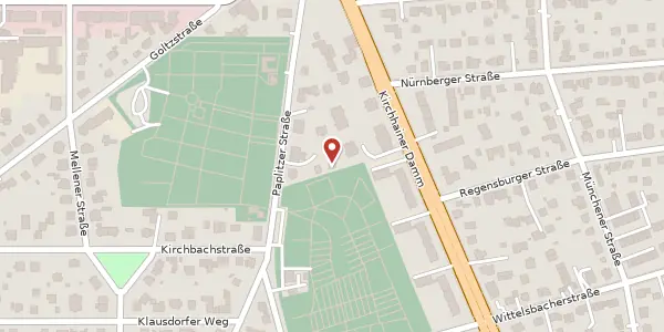 Karte der Umgebung von Paplitzer Straße 21, 12307 Berlin