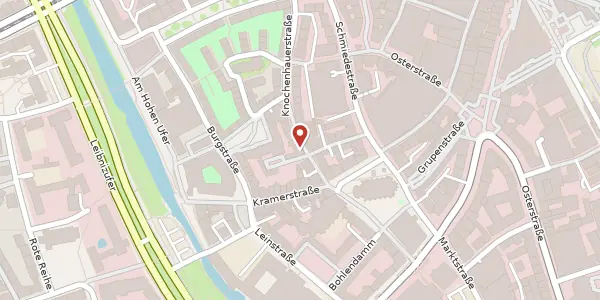 Karte der Umgebung von Knochenhauerstraße 36, 30159 Hannover