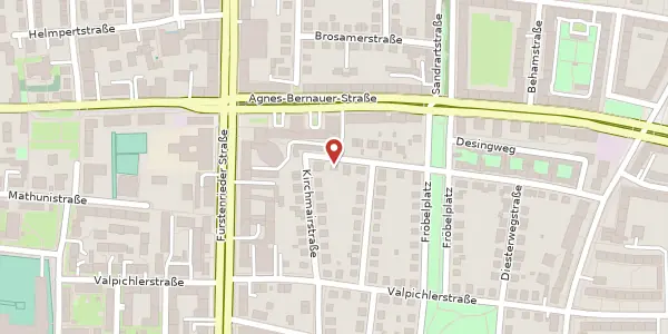 Karte der Umgebung von Schrottstr. 29, 80686 München