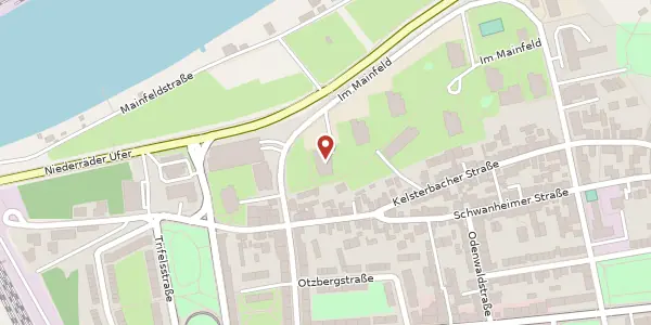 Karte der Umgebung von Im Mainfeld 23, 60528 Frankfurt