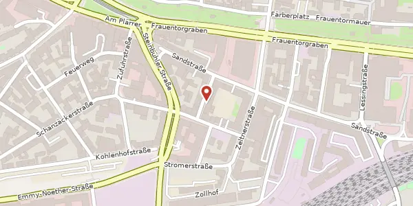 Karte der Umgebung von Kraußstr. 5, 90443 Nürnberg