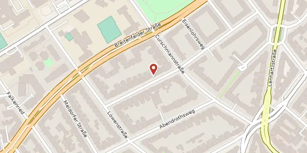 Karte der Umgebung von Husumer Straße 17, 20251 Hamburg