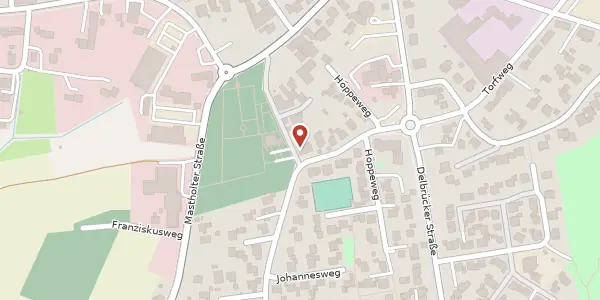 Karte der Umgebung von Johannesweg 44, 33397 Rietberg