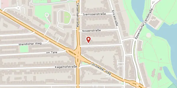 Karte der Umgebung von Edgar-Roß-Str. 20, 20251 Hamburg