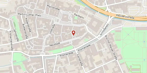 Karte der Umgebung von Neustadt 33, 91522 Ansbach