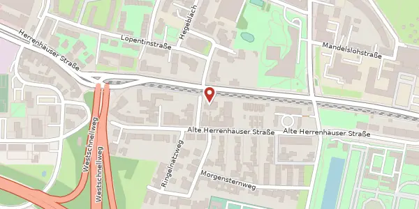Karte der Umgebung von Astrid-Lindgren-Straße 4, 30419 Hannover