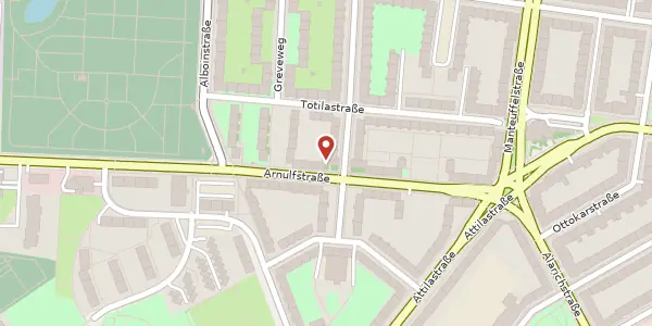 Karte der Umgebung von Arnulfstraße 67, 12105 Berlin