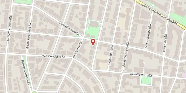 Karte der Umgebung von Lindenstr. 15, 60325 Frankfurt