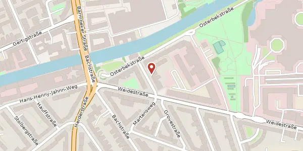 Karte der Umgebung von Grovestraße 7, 22083 Hamburg
