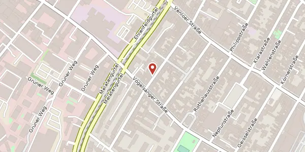 Karte der Umgebung von Sömmeringstr. 40, 50823 Köln