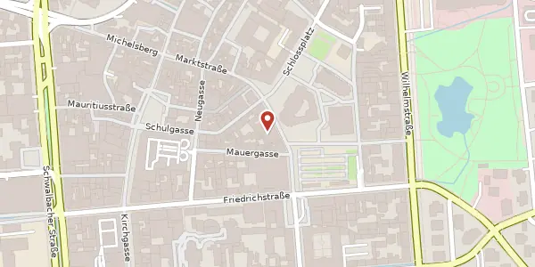 Karte der Umgebung von Marktstraße 10, 65183 Wiesbaden