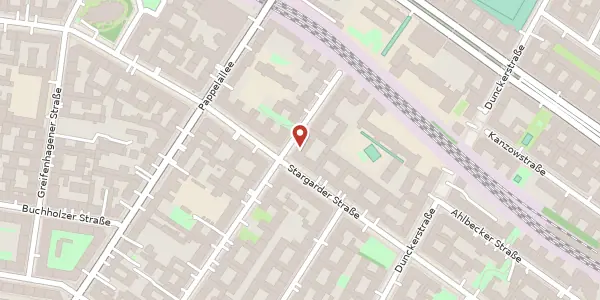 Karte der Umgebung von Lychener Straße 70, 10437 Berlin