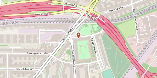 Karte der Umgebung von Rubensstraße 3 a, 12159 Berlin