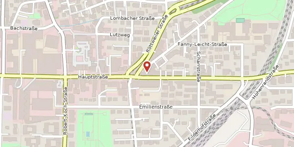 Karte der Umgebung von Möhringer Landstraße 5, 70563 Stuttgart