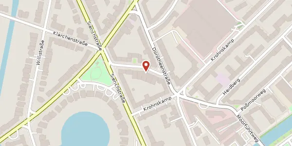 Karte der Umgebung von Cäcilienstraße 5, 22301 Hamburg