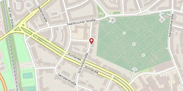 Karte der Umgebung von Schinkelstr. 17, 45138 Essen