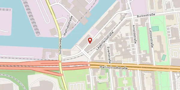 Karte der Umgebung von Speicherstr. 1, 44147 Dortmund
