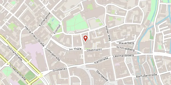Karte der Umgebung von Johannisgasse 4, 86152 Augsburg