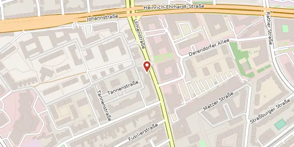 Karte der Umgebung von Ulmenstr. 132, 40476 Düsseldorf