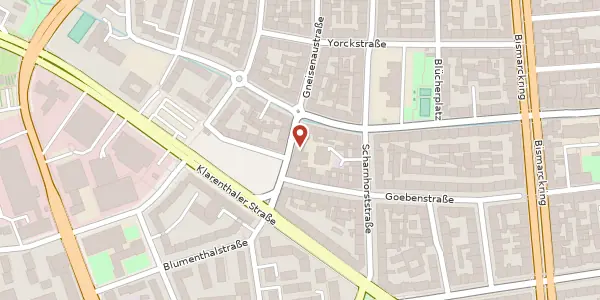 Karte der Umgebung von Gneisenaustr. 1, 65195 Wiesbaden