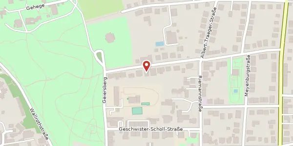 Karte der Umgebung von Alexander-Puschkin-Straße 24, 99734 Nordhausen