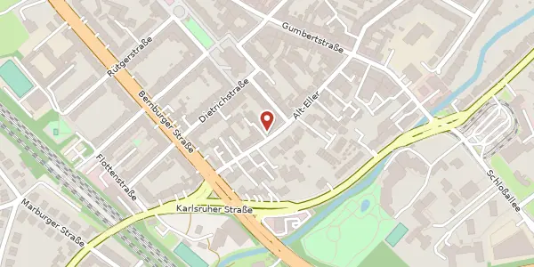 Karte der Umgebung von Alt-Eller 30, 40229 Düsseldorf