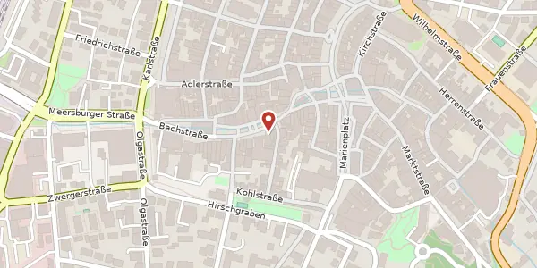 Karte der Umgebung von Bachstraße 23, 88214 Ravensburg