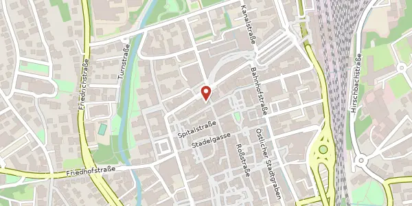 Karte der Umgebung von Mittelbachstraße 29, 73430 Aalen