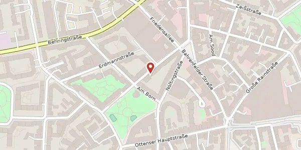 Karte der Umgebung von Bergiusstr. 27, 22765 Hamburg