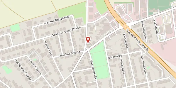 Karte der Umgebung von Scharhofer Straße 42, 68307 Mannheim