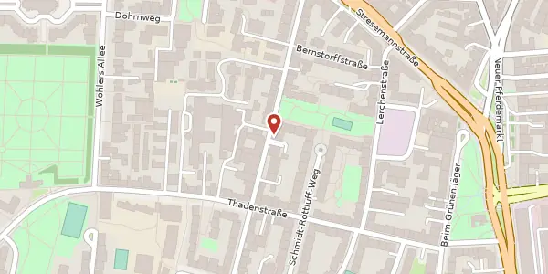 Karte der Umgebung von Bernstorffstraße 120, 22767 Hamburg