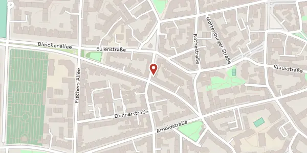 Karte der Umgebung von Große Brunnenstraße 52, 22763 Hamburg