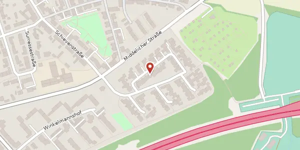 Karte der Umgebung von Birkenkamp 65, 45891 Gelsenkirchen