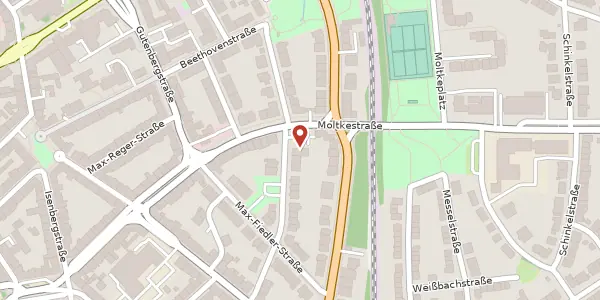 Karte der Umgebung von Moltkestr. 30, 45128 Essen
