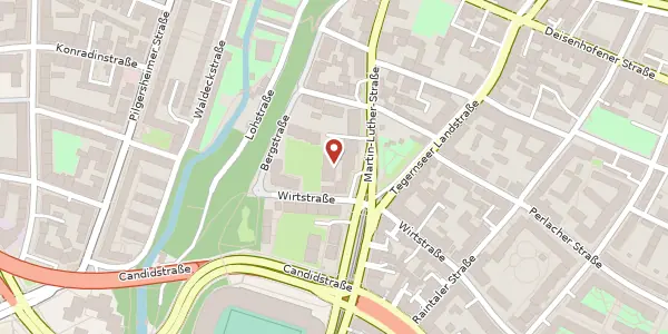 Karte der Umgebung von Martin-Luther-Str. 24, 81539 München
