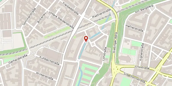 Karte der Umgebung von Voßstr. 7, 81543 München