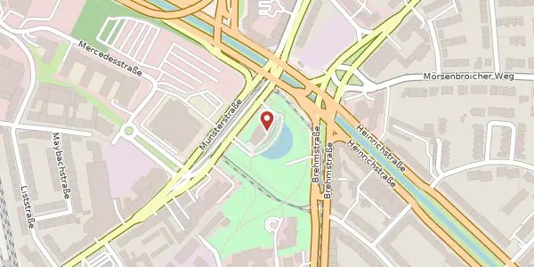 Karte der Umgebung von ARAG-Platz 1, 40472 Düsseldorf