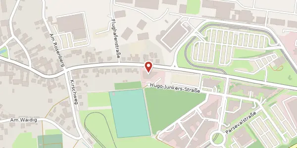 Karte der Umgebung von Flughafenstraße 12, 99092 Erfurt