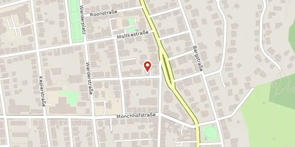 Karte der Umgebung von Weberstraße 4, 69120 Heidelberg