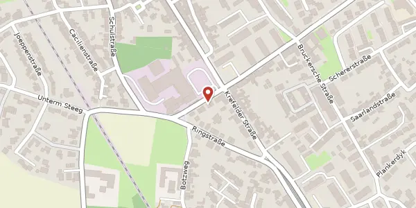 Karte der Umgebung von Steeger Dyk 32, 47839 Krefeld