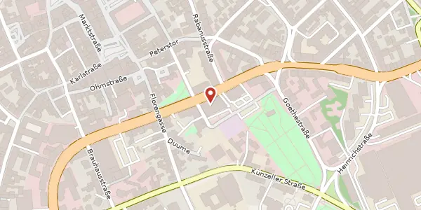 Karte der Umgebung von Dalbergstraße 7, 36037 Fulda