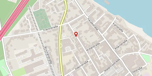 Karte der Umgebung von Wilhelmstraße 22, 50996 Köln