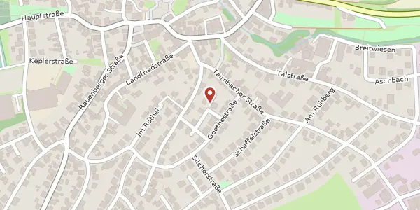 Karte der Umgebung von Uhlandstraße 2 c, 69234 Dielheim
