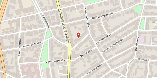 Karte der Umgebung von Heinestr. 10, 60322 Frankfurt