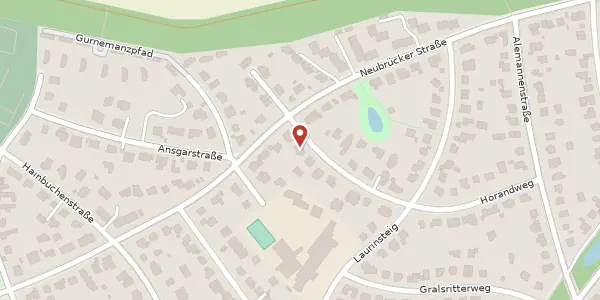 Karte der Umgebung von Horandweg 35, 13465 Berlin