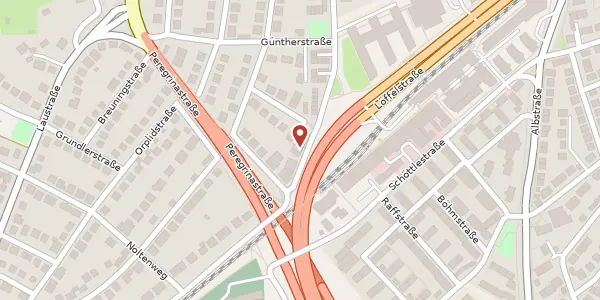 Karte der Umgebung von Bodelschwinghstraße 64, 70597 Stuttgart