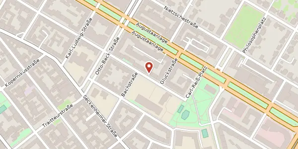 Karte der Umgebung von Richard-Wagner-Straße 57, 68165 Mannheim