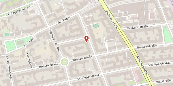 Karte der Umgebung von Treskowstraße 8, 13507 Berlin